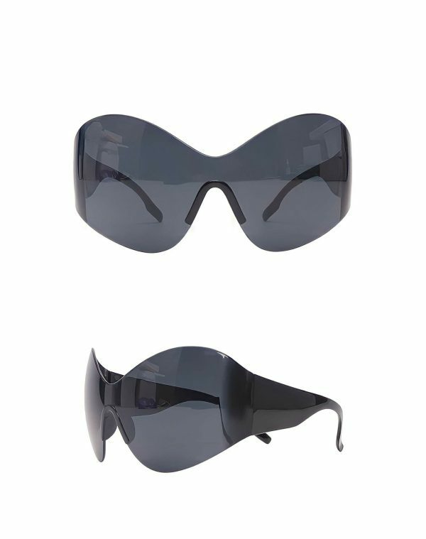 Y2K Oversized Wraparound Sunglasses