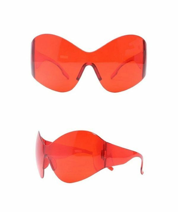 Y2K Oversized Wraparound Sunglasses