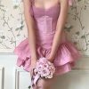 Y2K Pink Corset Chiffon Crop Top - Cute & Sexy Streetwear Aesthetic