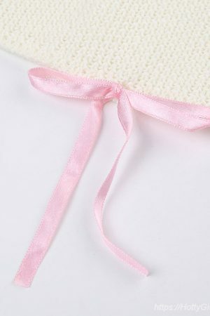 Y2K Pink Lolita Sweater Mini Skirt