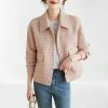 Y2K Pink Tweed Jacket - Women's Vintage Streetwear Coat