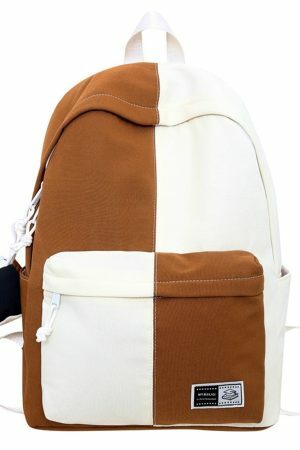 Y2K Plaid Harajuku Backpack - Large Capacity Laptop Bag