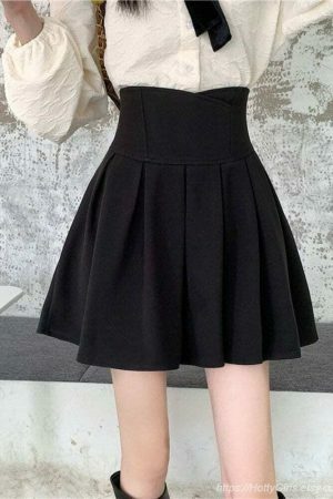 Y2K Pleated Mini Skirt for Women