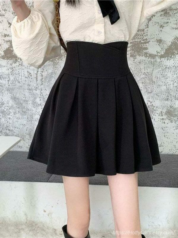 Y2K Pleated Mini Skirt for Women