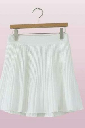 Y2K Pleated Mini Skirt | Retro Style Ruffled Elastic Waist Women's Summer Fashion