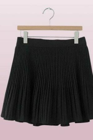 Y2K Pleated Mini Skirt | Retro Style Ruffled Elastic Waist Women's Summer Fashion