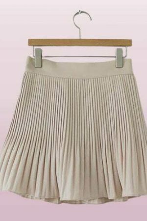 Y2K Pleated Mini Skirt | Retro Style Ruffled Elastic Waist Women's Summer Fashion