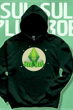 Y2K Plumbob & Daisy Aesthetic Hoodie - Trendy Streetwear