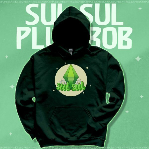 Y2K Plumbob & Daisy Aesthetic Hoodie - Trendy Streetwear