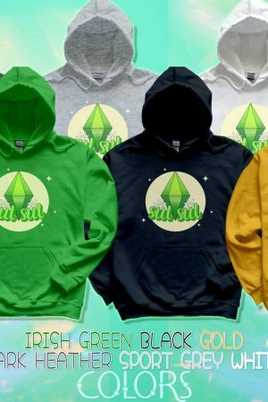 Y2K Plumbob & Daisy Aesthetic Hoodie - Trendy Streetwear