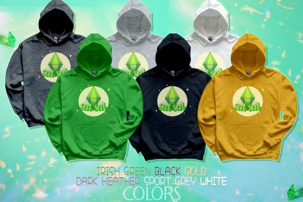 Y2K Plumbob & Daisy Aesthetic Hoodie - Trendy Streetwear