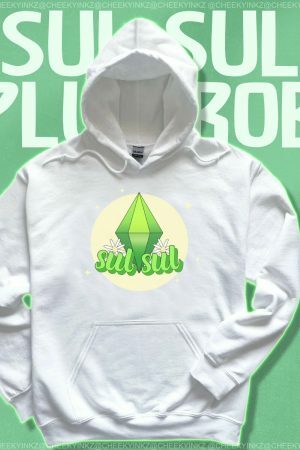 Y2K Plumbob & Daisy Aesthetic Hoodie - Trendy Streetwear