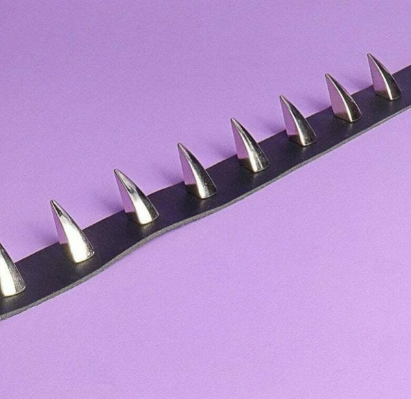 Y2K Punk Spike Rivet Choker Necklace for Men Women Teen