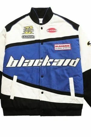 Y2K Retro Hip-Hop Street Racing Jacket for Men and Women