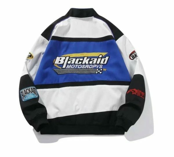 Y2K Retro Hip-Hop Street Racing Jacket for Men and Women