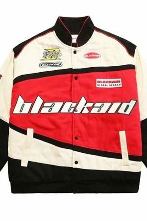 Y2K Retro Hip-Hop Street Racing Jacket for Men and Women