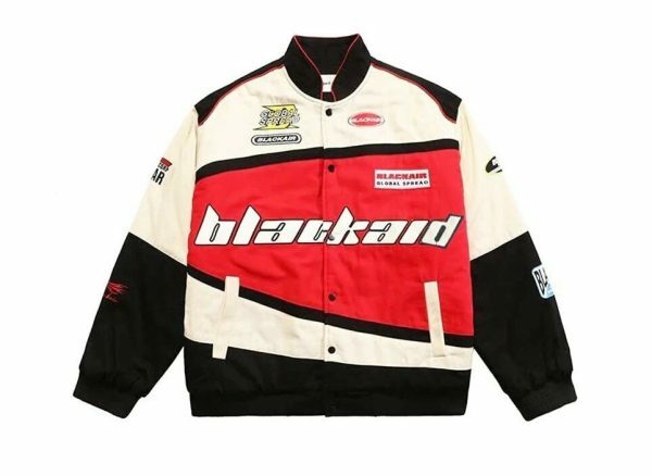 Y2K Retro Hip-Hop Street Racing Jacket for Men and Women