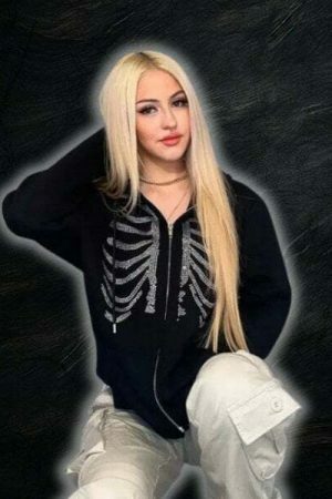 Y2K Rhinestone Skeleton Oversized Hoodie - Streetwear Retro Harajuku Style