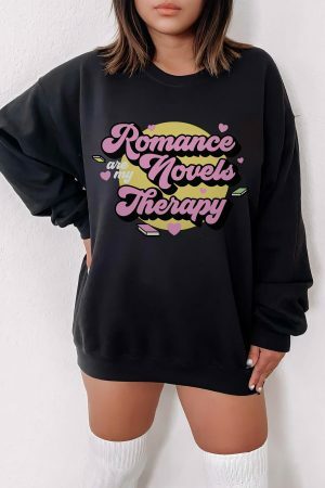 Y2K Romance Novel Aesthetic Sweatshirt