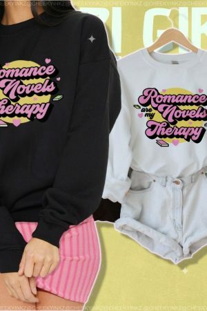 Y2K Romance Novel Aesthetic Sweatshirt