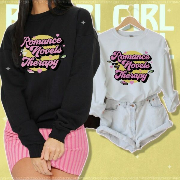 Y2K Romance Novel Aesthetic Sweatshirt