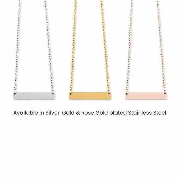 Y2K Script Name Necklace in Gold, Silver, Rose Gold