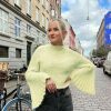 Y2K Sheer Bat Sleeve Blouse Sweater - Streetwear Fashion