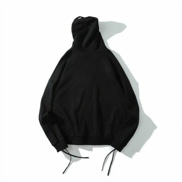 Y2K Skull Print Streetwear Hoodie