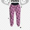 Y2K Soft Goth Sweatpants with Skully Yami Kawaii Aesthetic