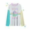 Y2K Soul Gem Mesh Long Sleeve Streetwear Top