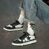 Y2K Star Embroidery Patchwork Sneakers for Korean Streetwear