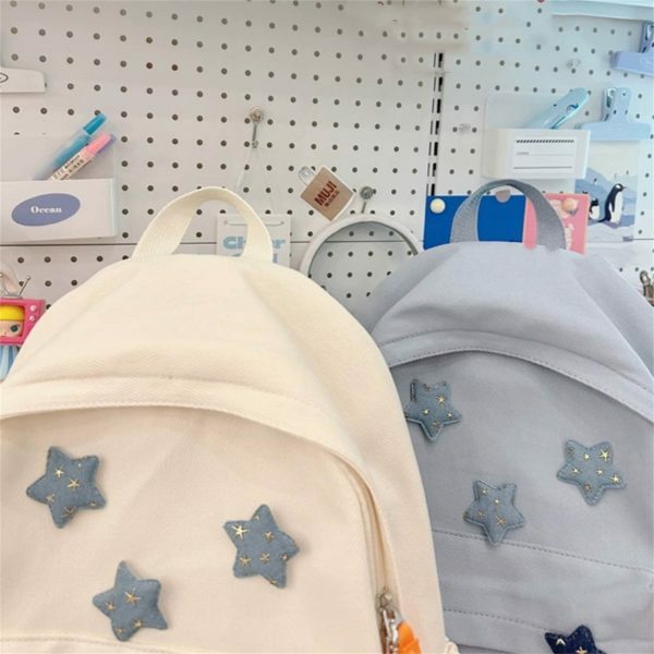 Y2K Star Schoolbag: Kawaii Japanese Streetwear Backpack