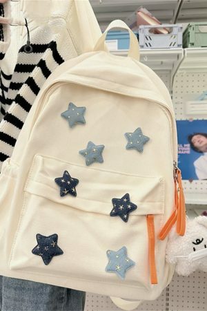 Y2K Star Schoolbag: Kawaii Japanese Streetwear Backpack