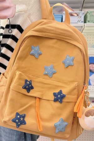 Y2K Star Schoolbag: Kawaii Japanese Streetwear Backpack