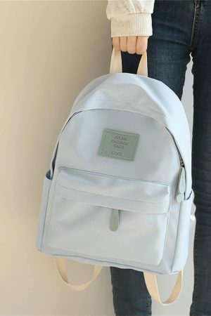 Y2K Streetwear Backpack for Teens and College Students - Stylish Laptop Bag for Daily Use, Travel, and Weekends