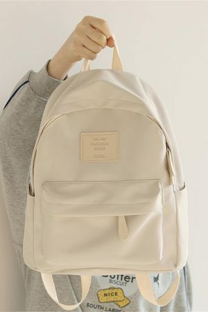 Y2K Streetwear Backpack for Teens and College Students - Stylish Laptop Bag for Daily Use, Travel, and Weekends