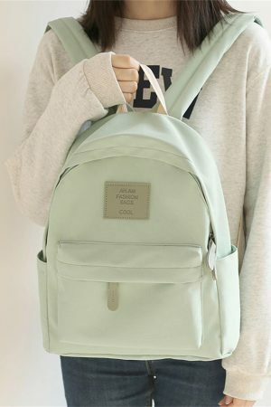 Y2K Streetwear Backpack for Teens and College Students - Stylish Laptop Bag for Daily Use, Travel, and Weekends