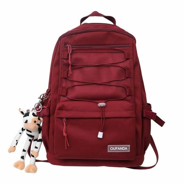 Y2K Streetwear Backpack with Large Capacity for College, Travel, and Everyday Use