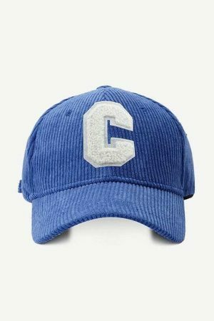 Y2K Streetwear Baseball Cap for Women - Letter C Snapback Hat