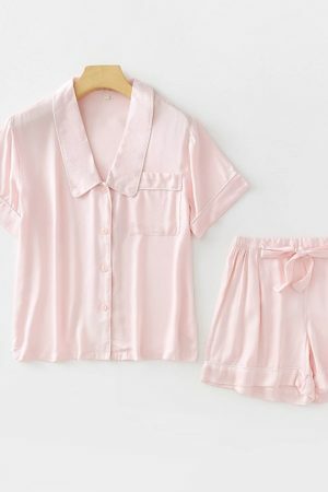 Y2K Streetwear Bridesmaid Pajama Set - Colorful Summer Two-Piece Home Suit