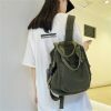 Y2K Streetwear Canvas Tote Backpack with Large Capacity