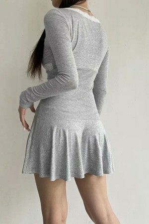 Y2K Streetwear Claudia Coquette Mini Dress