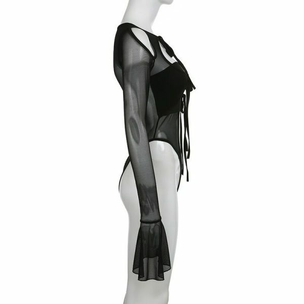 Y2K Streetwear Clubwear Two-Piece Sexy Bodysuit