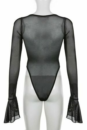 Y2K Streetwear Clubwear Two-Piece Sexy Bodysuit