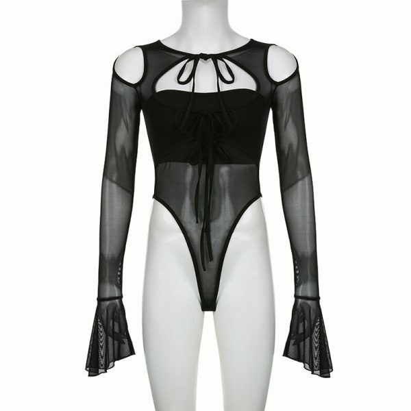 Y2K Streetwear Clubwear Two-Piece Sexy Bodysuit