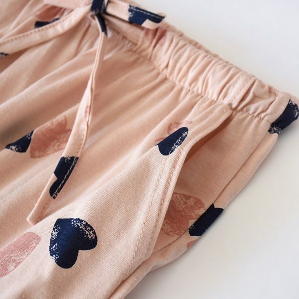 Y2K Streetwear Cozy Cotton Sleepwear Bottoms for Women