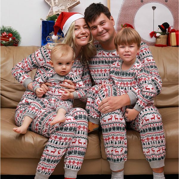 Y2K Streetwear Family Matching Pajama Set for Christmas