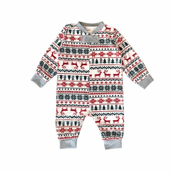 Y2K Streetwear Family Matching Pajama Set for Christmas