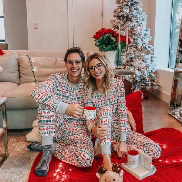 Y2K Streetwear Family Matching Pajama Set for Christmas