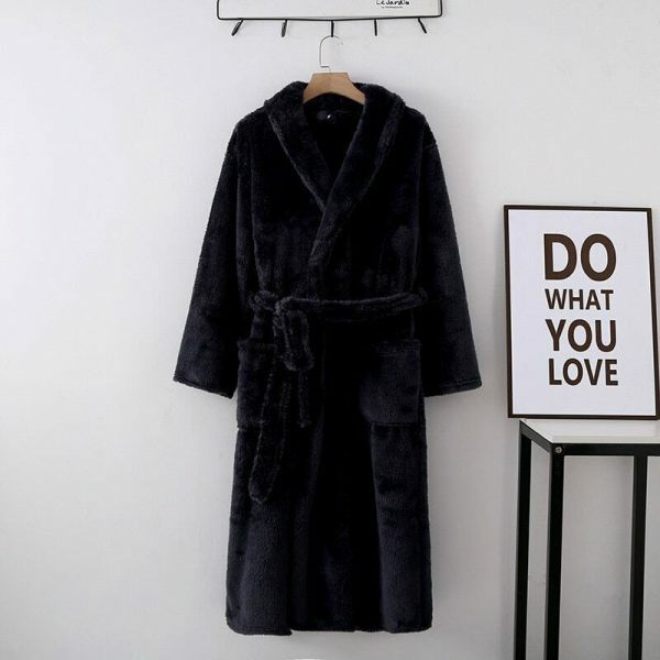 Y2K Streetwear Fluffy Cotton Robes for Men & Women - Cute Pajamas for Couples - Household Bathrobe Gift